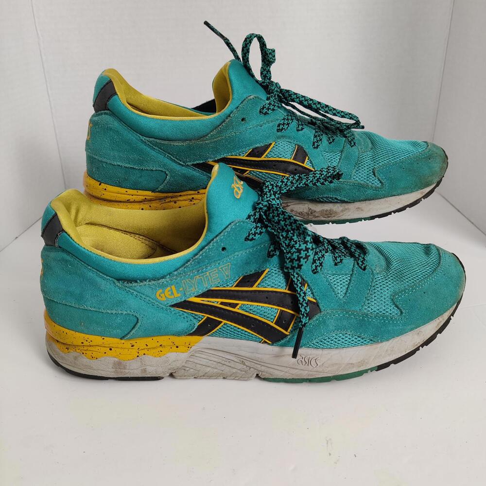 Asics Onitsuka Tiger Gel Lyte Sneakers Teal H505L Running Sneakers Size 12